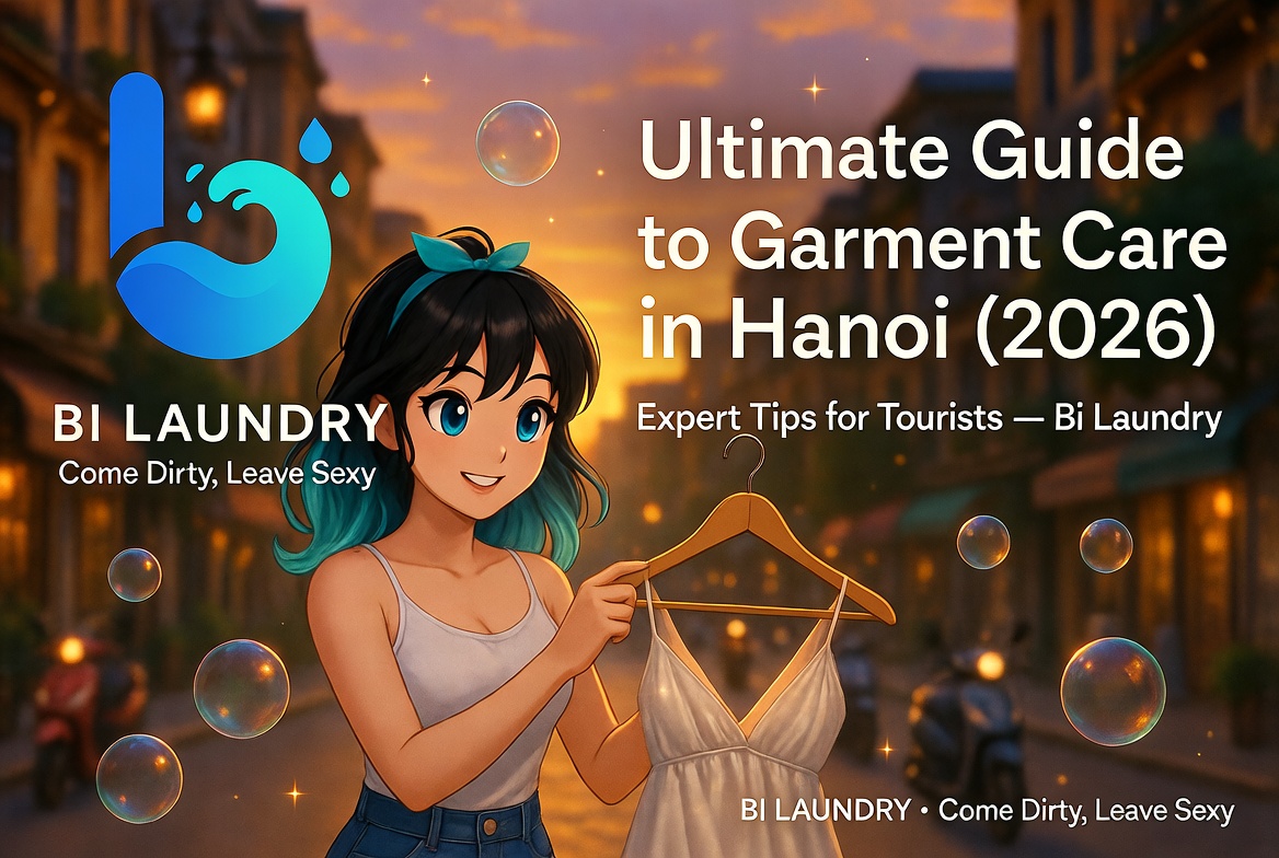 Ultimate Guide to Garment Care in Hanoi — Bi Laundry anime illustration